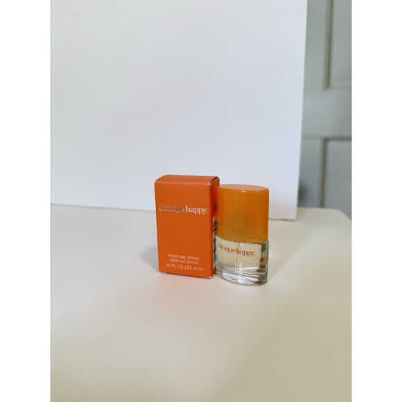 Clinique Happy Perfume Spray Travel Size 0.14 oz / 4 ml New In Box - Picture 2 of 2